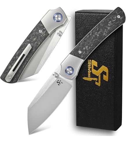Amazon.com : Sitivien ST992 Folding Pocket Knife,Handmade M390